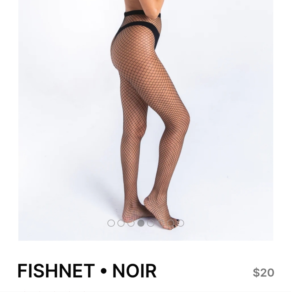 3 pairs of Les Belles fishnet stockings